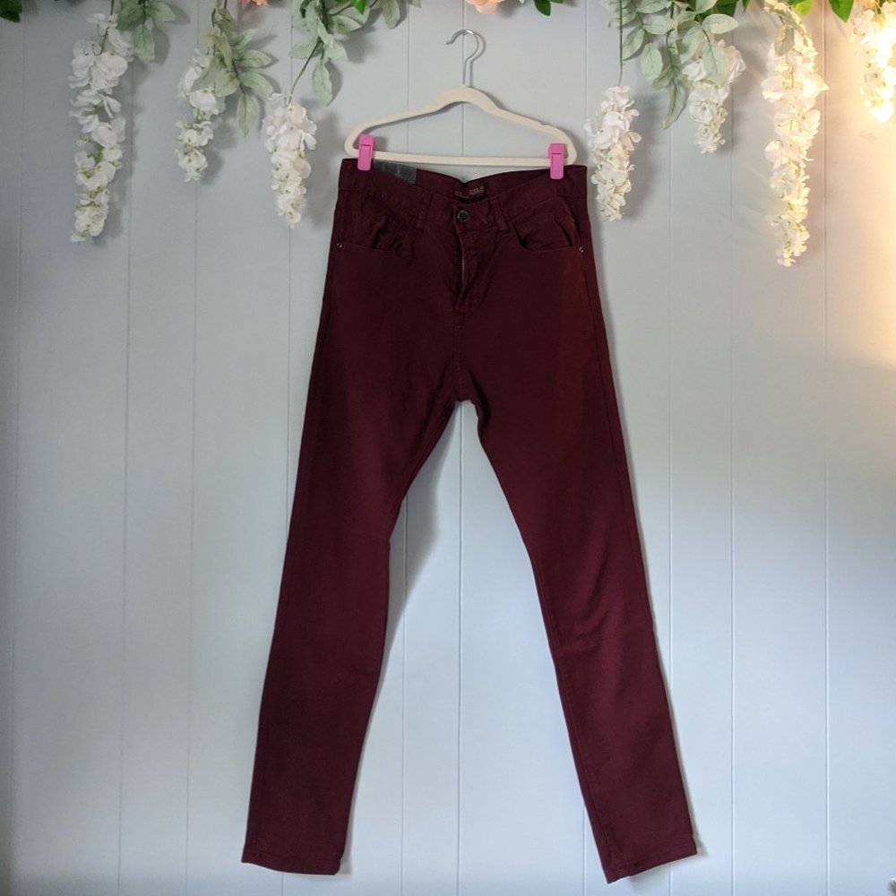 Zara | Men's Red Skinny Jeans